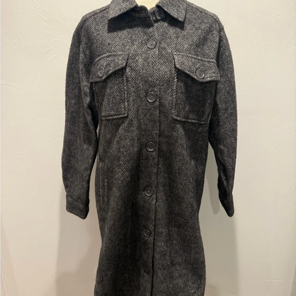 Michael Stars Gwen Jacket - Charcoal - Picture 2 of 6